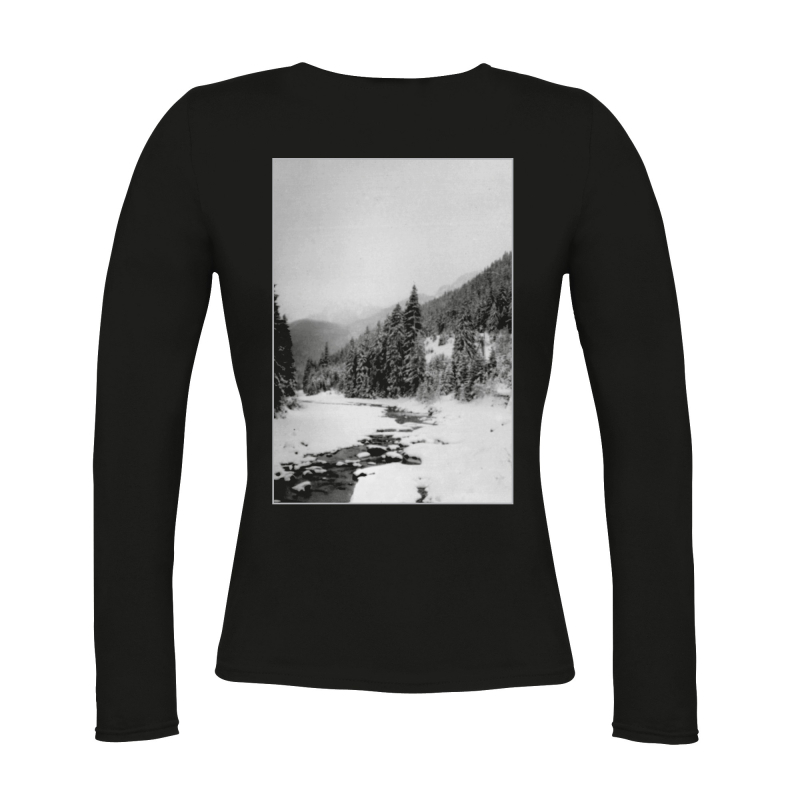 Paysage d'Hiver - Kristall & Isa Women’s Longsleeve  |  S  |  black